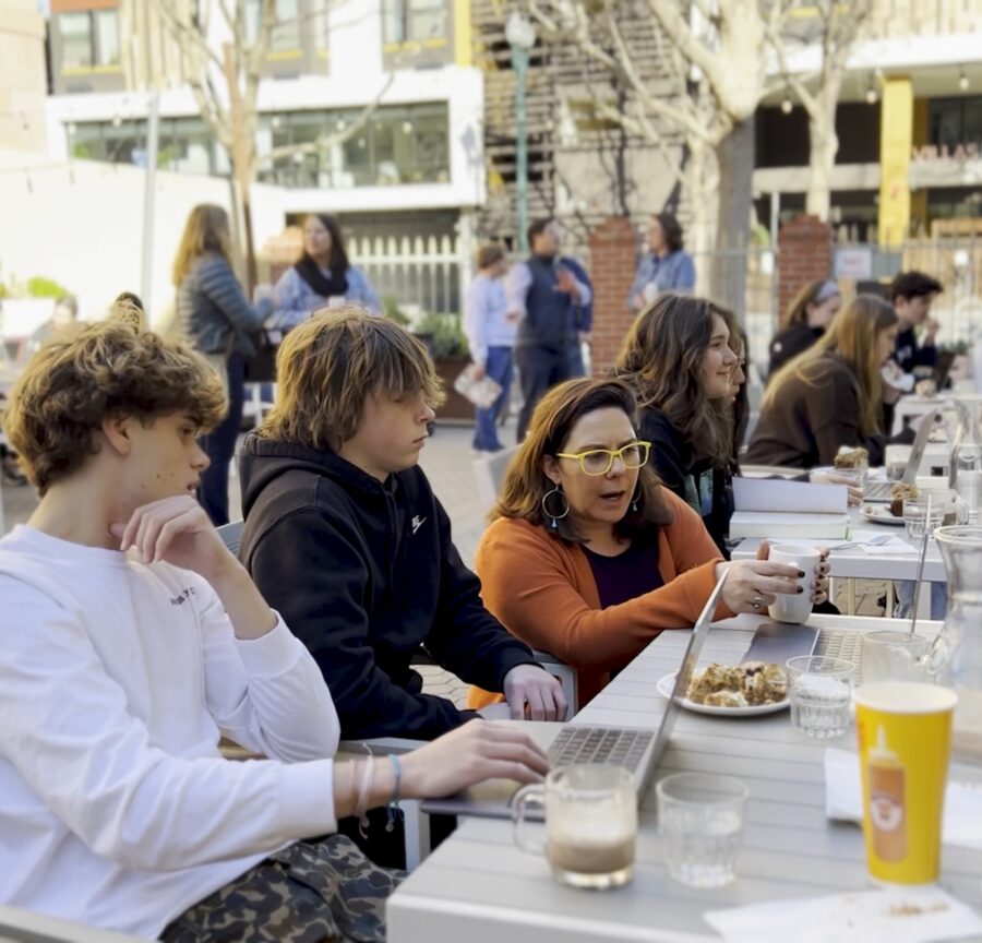 young people making impact working on their social impact education projects